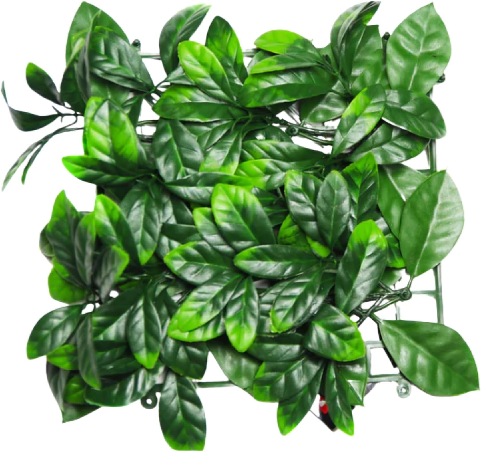 UltraHedgeArtificial Hedge Privet in Light and Dark Green Blend with Yellow | Indoor and Outdoor Fence Privacy Panels and Wall Backdrop Decor for Events | 20 x 20 Inches | 6 Pack