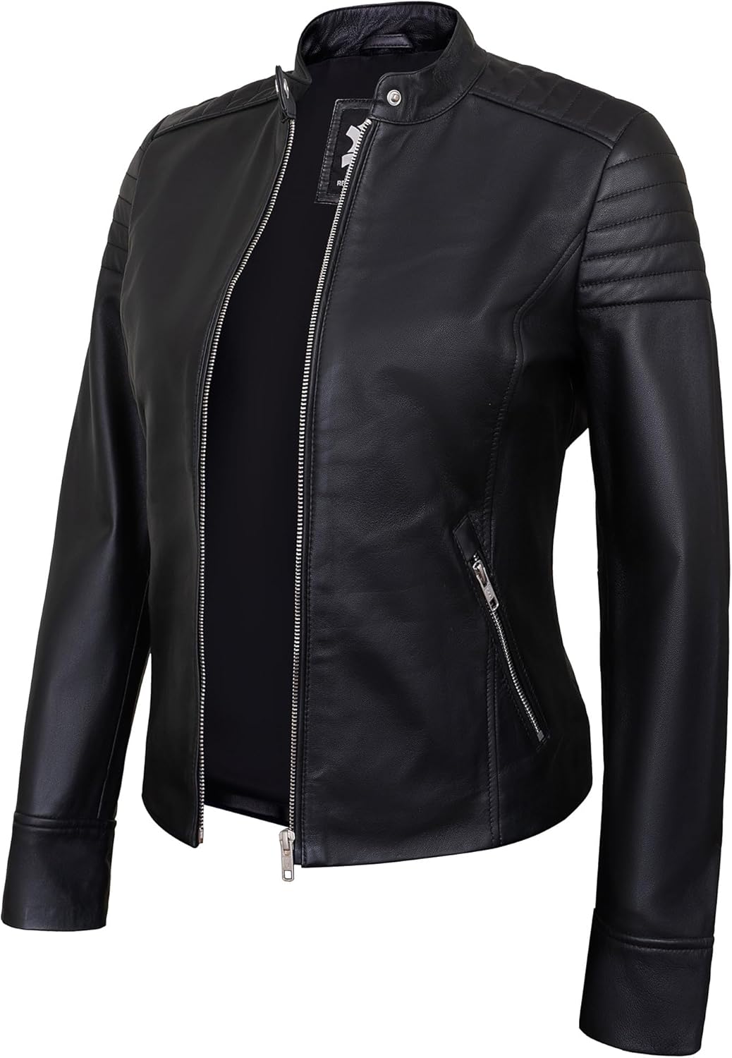 Womens Leather Jackets - Real Lambskin Stylish Motorcycle Leather Jacket Women - Image 2