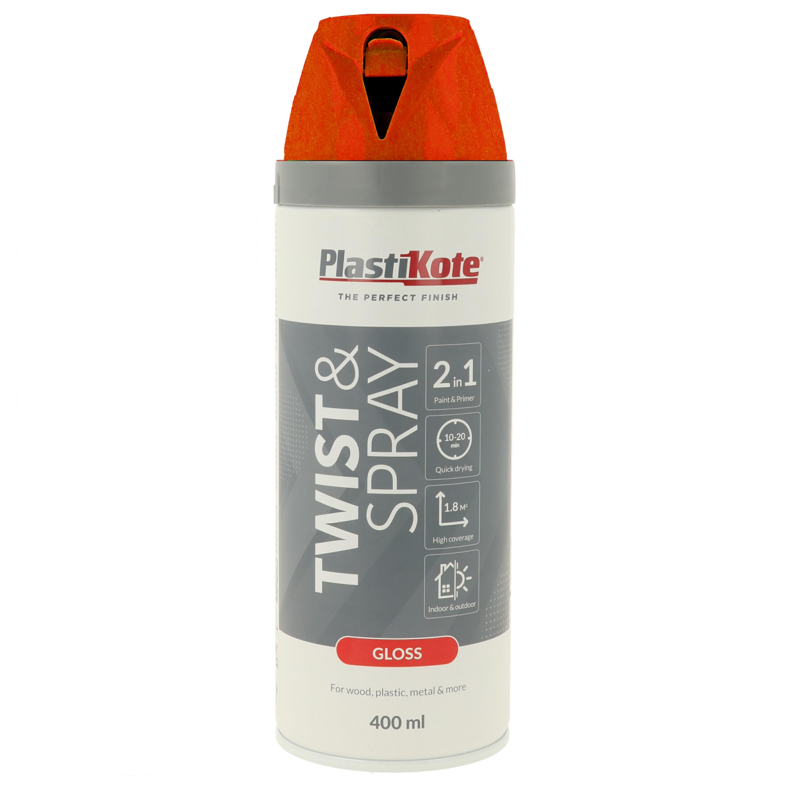 PlastiKote 021107 Twist & Spray bright red gloss 400 ml