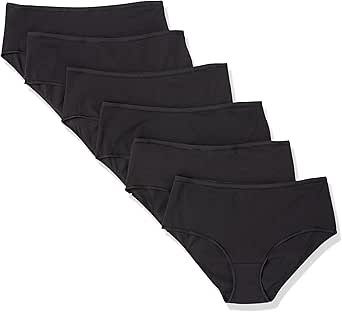 Amazon.com: Amazon Essentials Women's Cotton Midi Brief Underwear, Pack