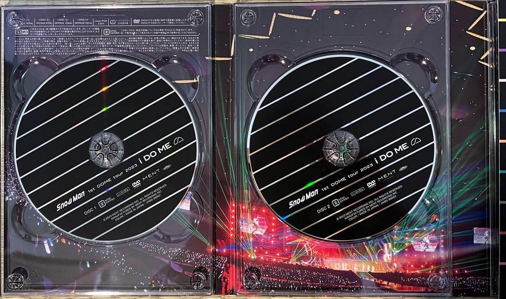 Amazon.co.jp: Snow Man 1st DOME tour 2023 i DO ME 初回盤 DVD 一度