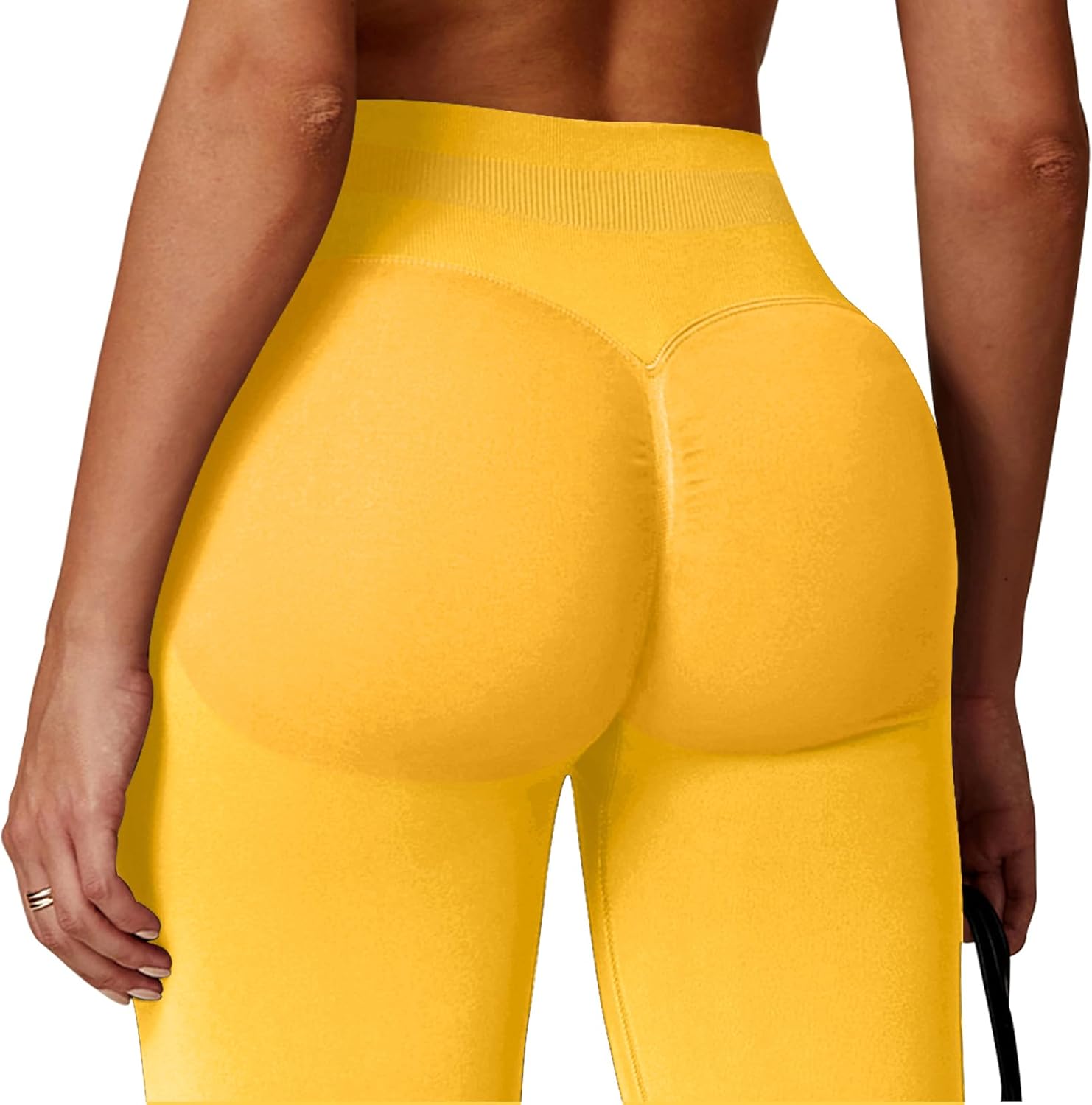 Womens Workout Leggings Seamless Tummy Control Yoga Pants Scrunch Butt Lifting Compression Gym Athletic Leggings - Image 7
