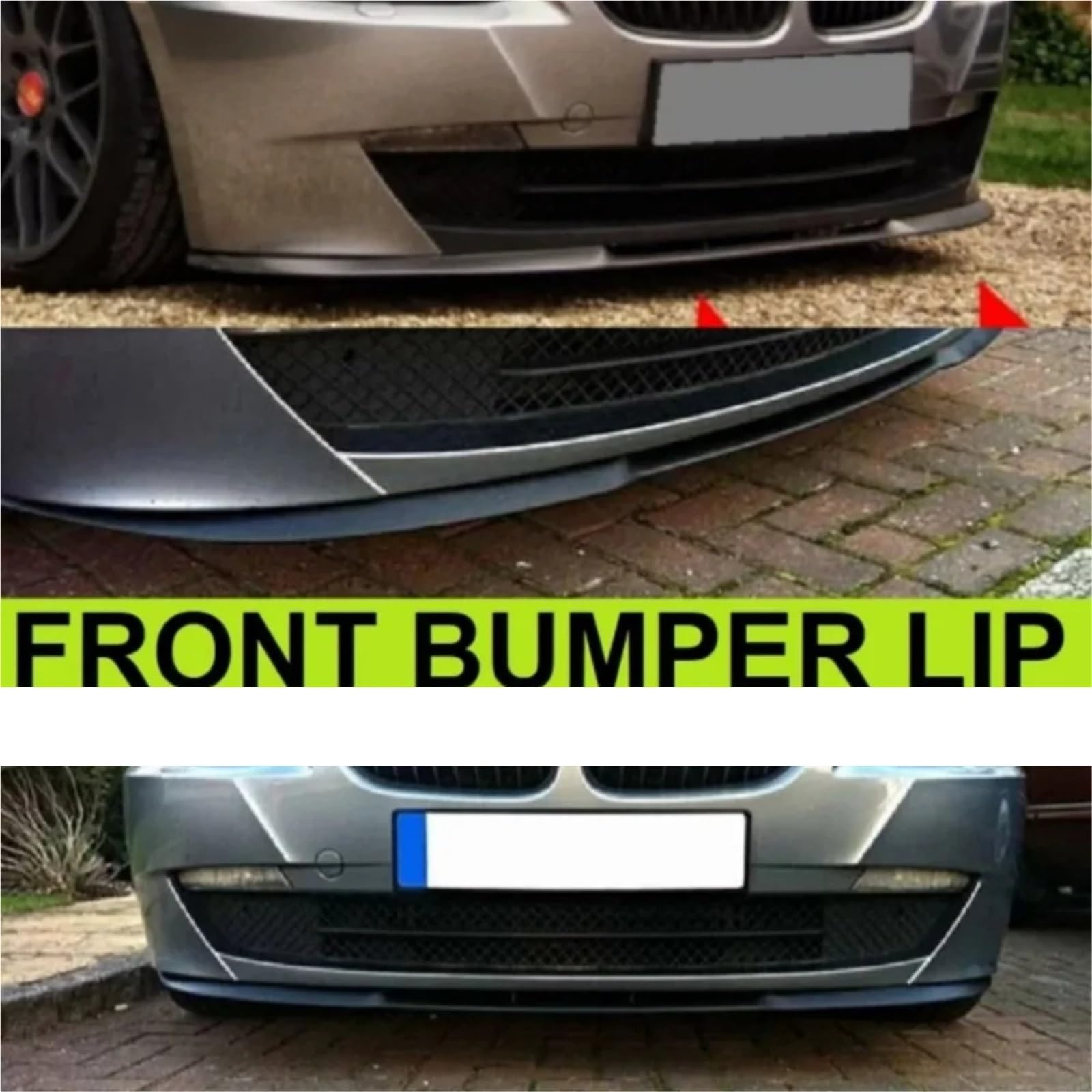 Auto Labbro Spoiler 3 Pz Spoiler ANTERIORE PARAURTI Labbro Body Kit Tuning Sport Protezione Per Twingo H