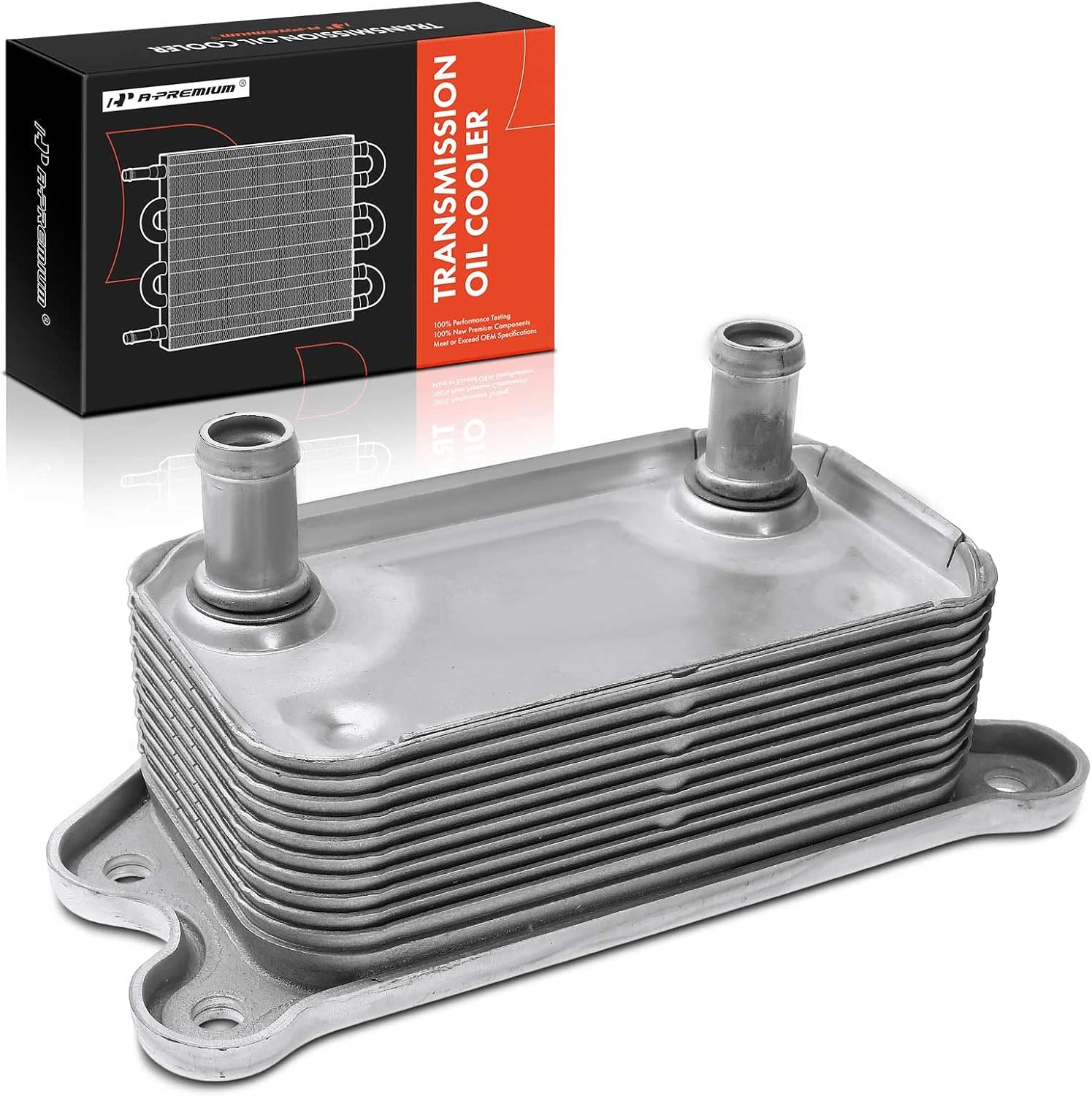 A-Premium Engine Oil Cooler Compatible with Volvo C70 2006-2013 C30 2007-2013 S40 2004-2011 V50 2005-2011 L4 1.9L 2.0L L5 2.4L 2.5L