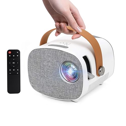 MEER Mini Projector,Portable Projector for Home Theater,Family Entertainment,Outdoor Camping,Video Games,Compatible