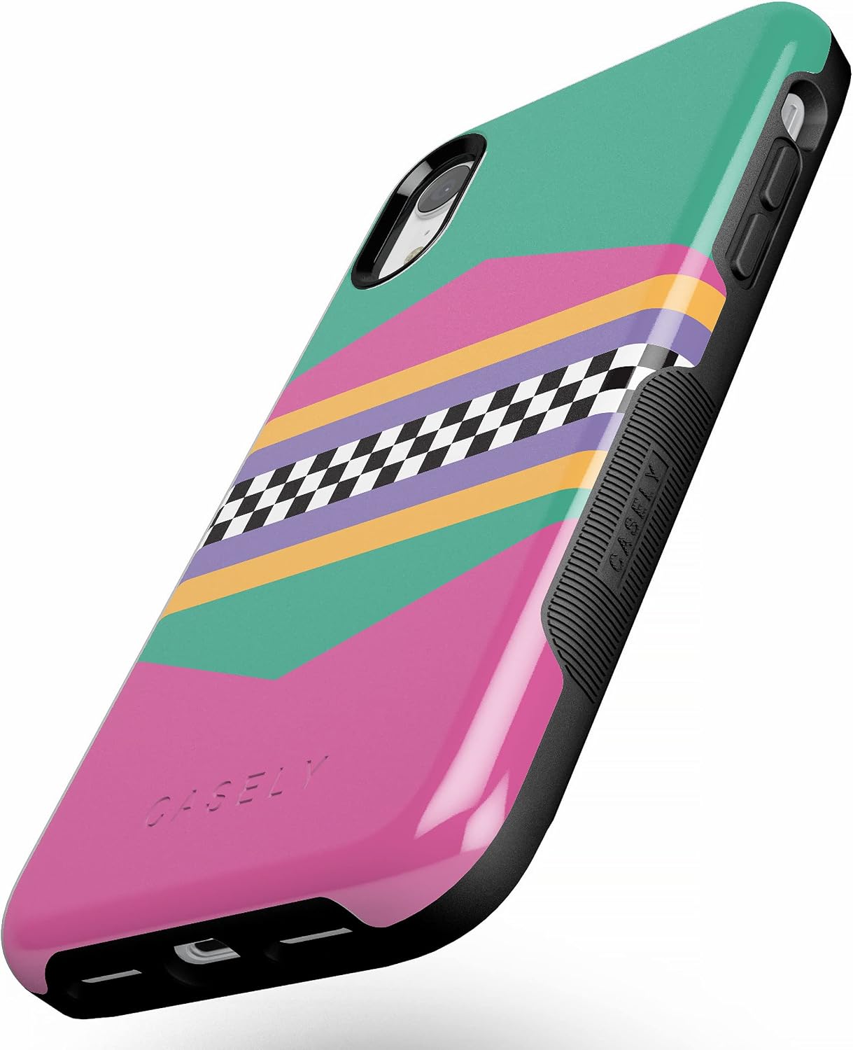 Casely iPhone XR Case | Rad Dad | 80's Colorblock | Bold Protective Design
