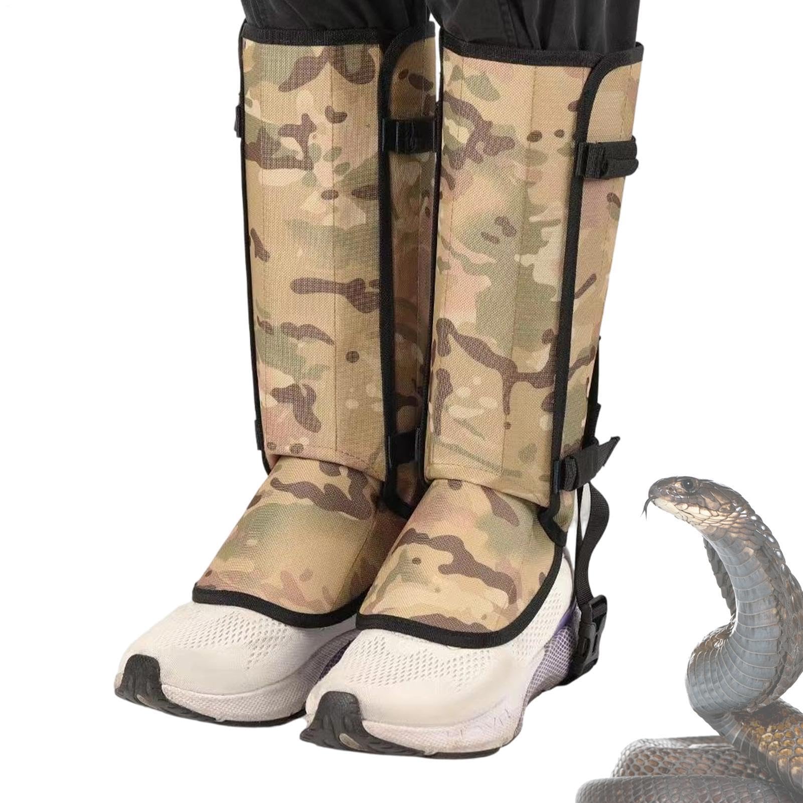 Snake Gaiters Adjustable Strap Farm Leg Protection