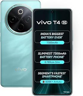 VIVO T4 5G (Emerald Blaze, 8GB RAM+256GB Storage) - Amazon product rated Grade A