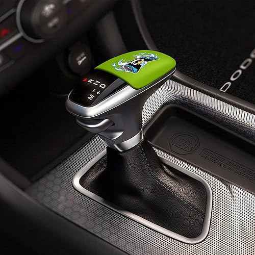 Miniatura 4 de TOOLEPIC Paquete de accesorios para Dodge Challenger Charger 2015-2024, cubierta de perilla de palanca de cambios de estilo verde sublime y adhesivo