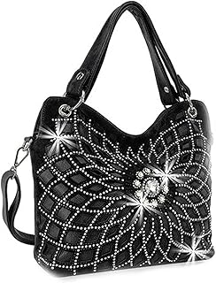 Double Handles Starburst Bling Purse