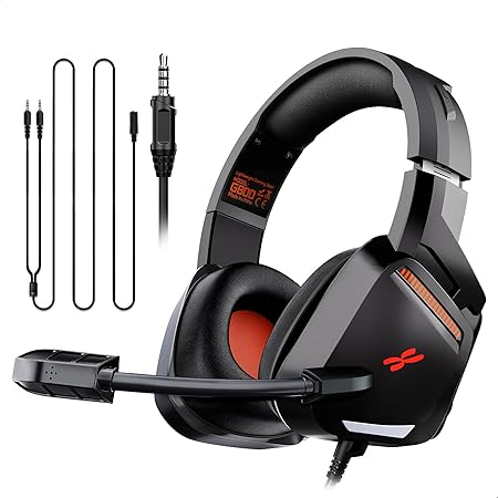BINDEN Audifonos Gamer G800 II (Nueva Versión) Cancelación de Sonido  Micrófono Ajustable, Switch de Mute, Control de Volumen, Auxiliar 3.5mm  Compatible con PC, Xbox, PlayStation y Varios Dispositivos, Plástico Negro  : Amazon.com.mx:
