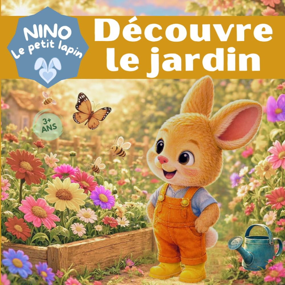 NINO le petit lapin découvre le jardin: Une histoire de printemps pour les petits