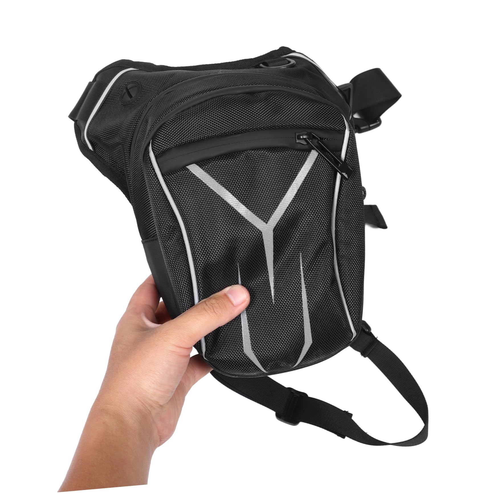 Gatuida Bolsa de Cintura y para Motocicleta Riñonera Multifuncional Ajustable para Running y Actividades Material Oxford Resistente al Agua para Hombres y Mujeres Accesorio de Deporte
