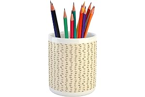 Ambesonne Aromatherapy Ceramic Pen Holder