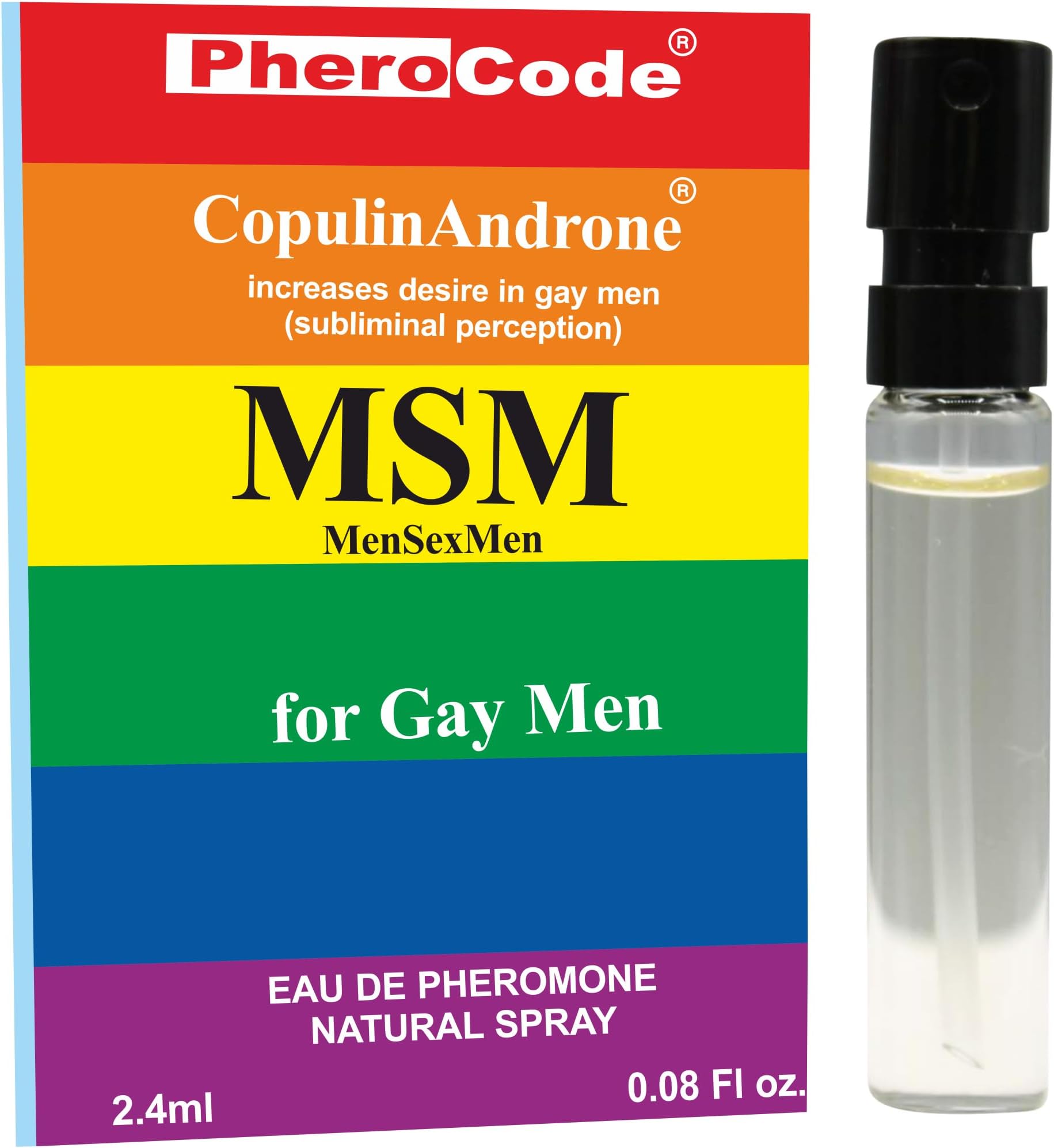 PheroCode MSM Perfume for Gay Men with Pheromones 2.4ml