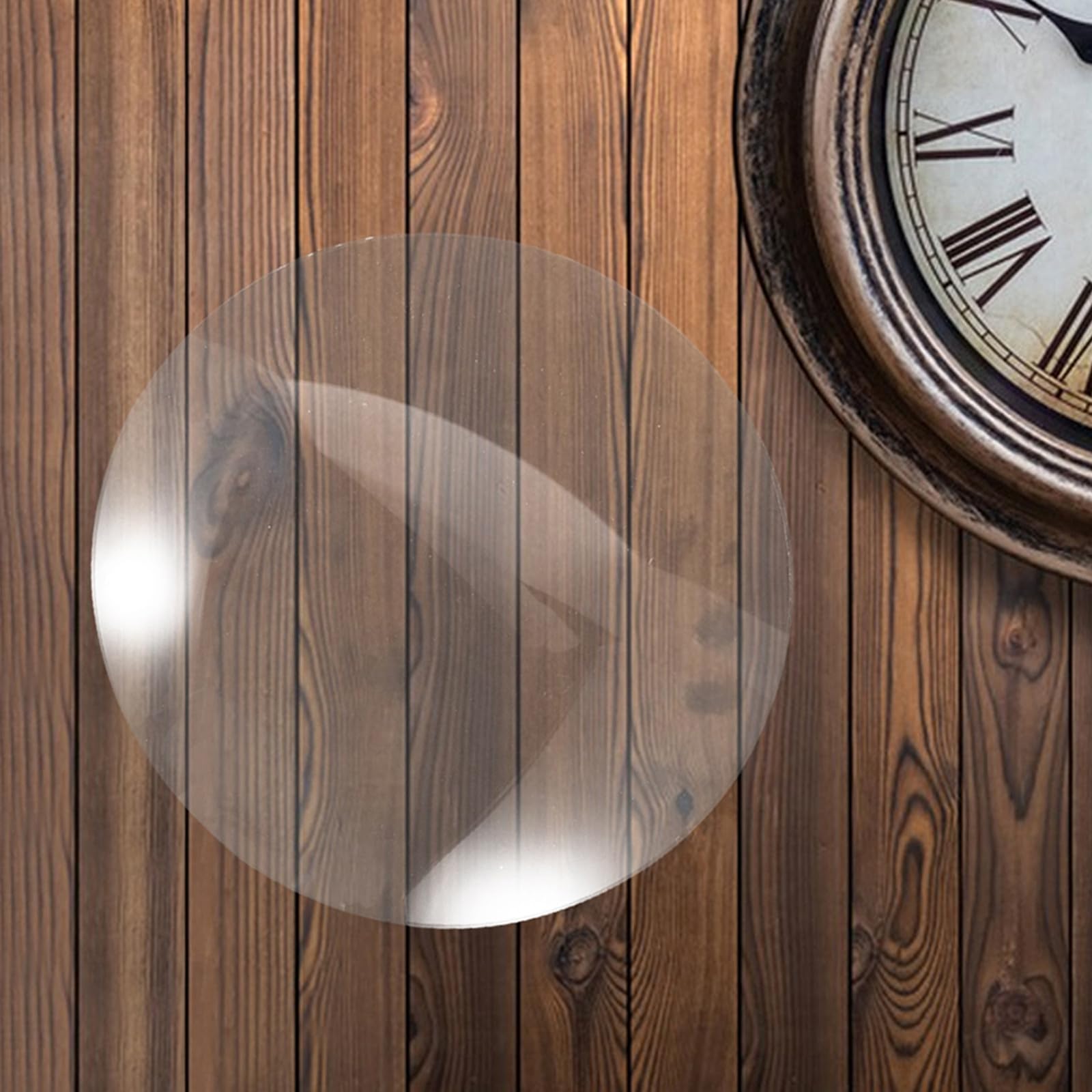 Generico cubierta de vidrio convexo para reloj 10 inch Panel Redondo per relojes de pared e Uso en casa y oficina Multi-Purpose Vetro Panel con Enhanced Visibility e DIY Projects