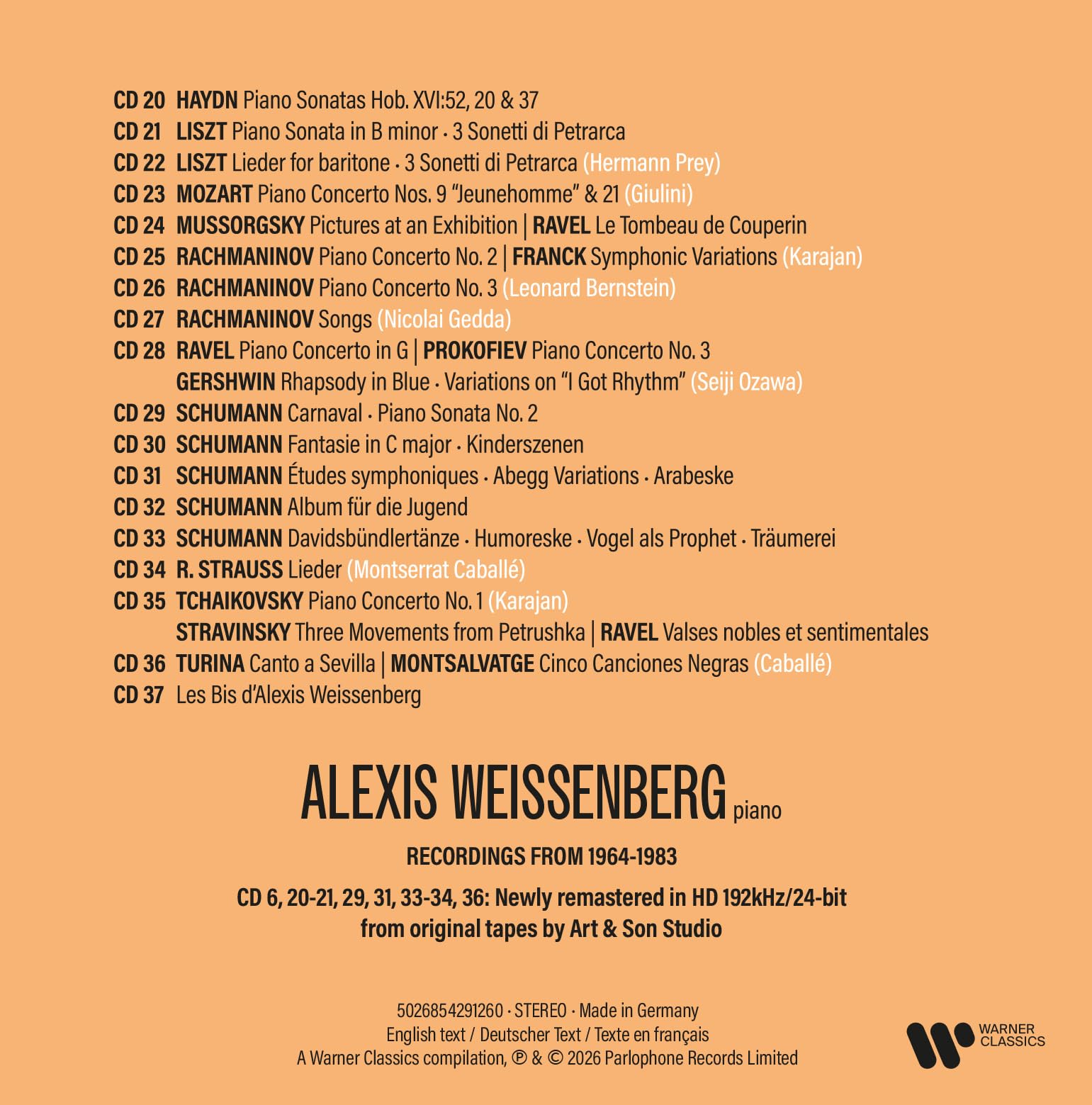 The Complete Warner Classics Édition