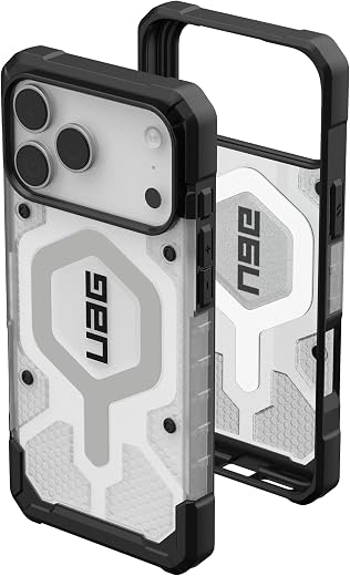 Urban Armor Gear UAG Pathfinder Clear Mag-Safe Compatible, Rugged Shockproof Anti-Slip Military Grade Protective Case/Cove...