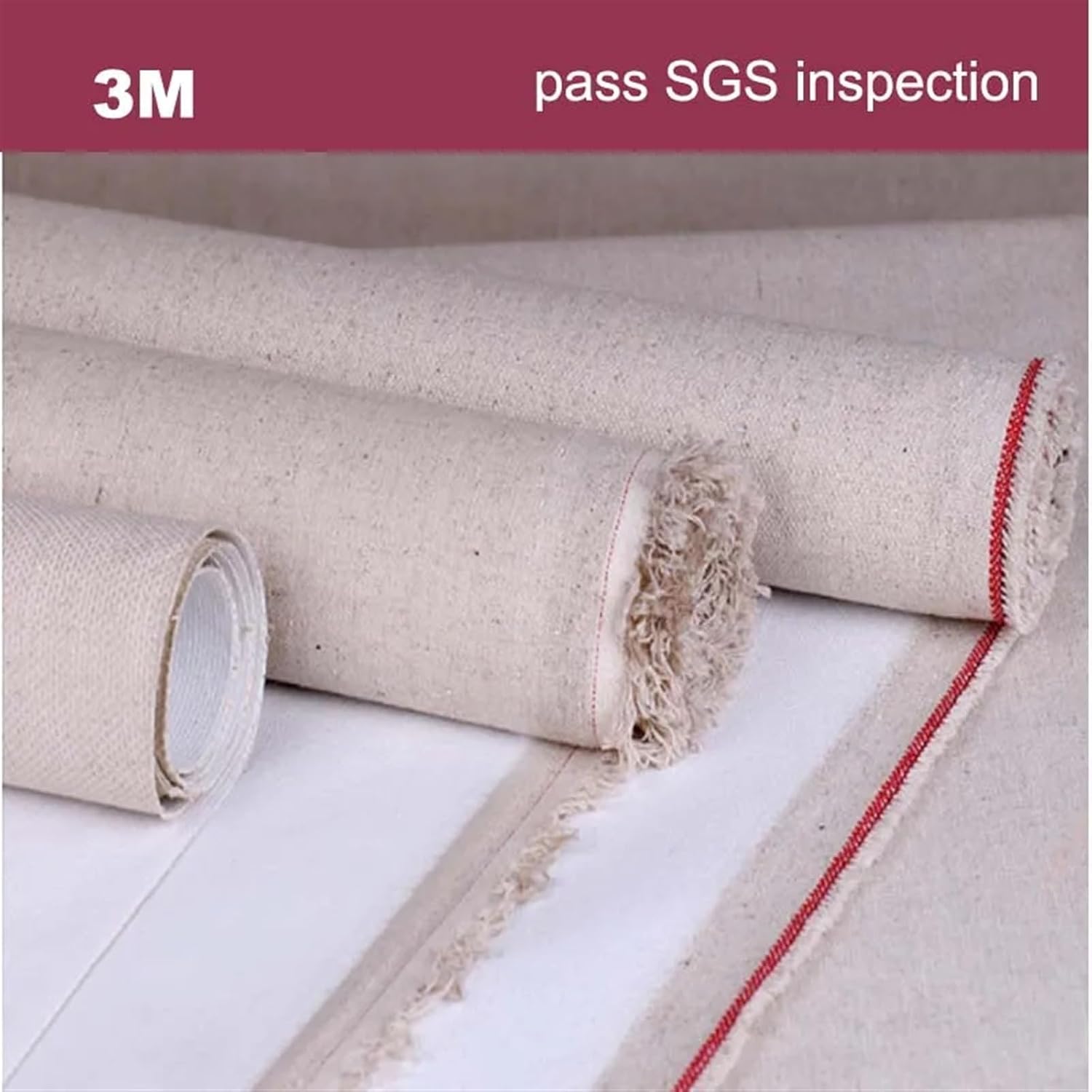 Blank Canvas Roll Blank Canvas for Painting Layer Acrylic Oil Painting Canvas Linen Blend Primed Art Supplies for Artist 3 Meters One Roll for Art Painting(3Meter 38CM)