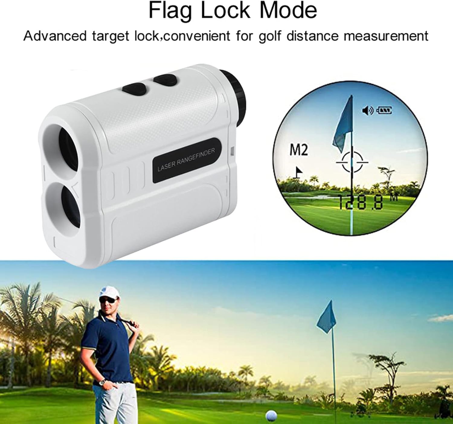 600M Golf Rangefinder Rangefinder Speed Tester Digital Rangefinder Monocular M/Yard Used for Engineering Measurement