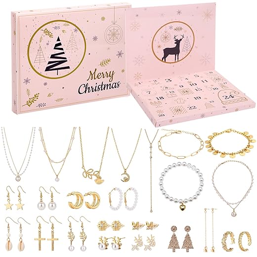 Calendrier bijoux GWHOLE 24 surprises