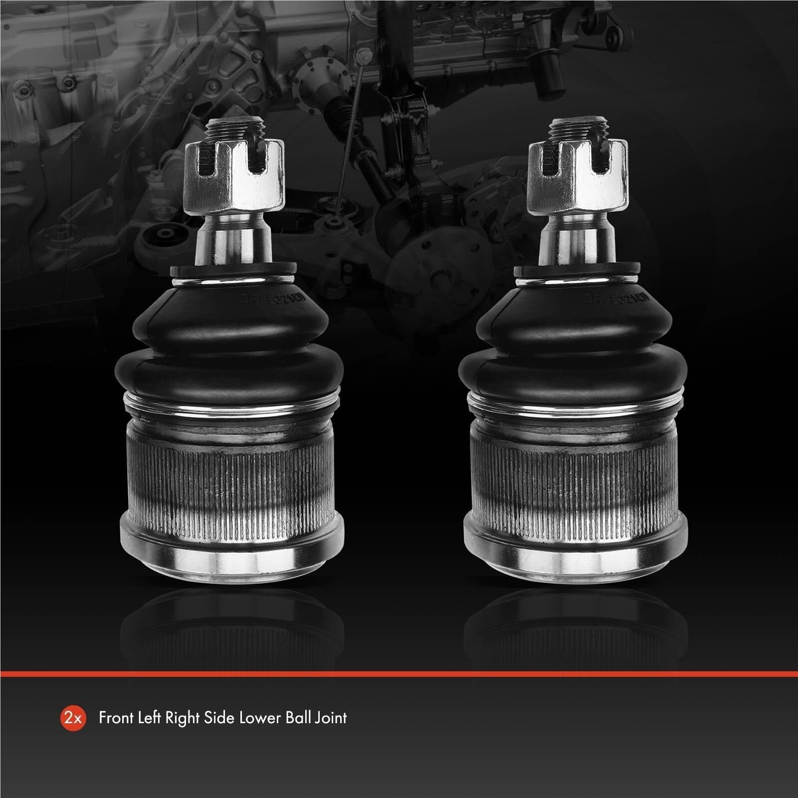 Ściągacz przegubu kulowego Pasuje do Honda Civic 92-00 CR-V 97-01 Acura Integra 94-01 K9802, 51220S04003 2x przedni dolny przegub kulowy
