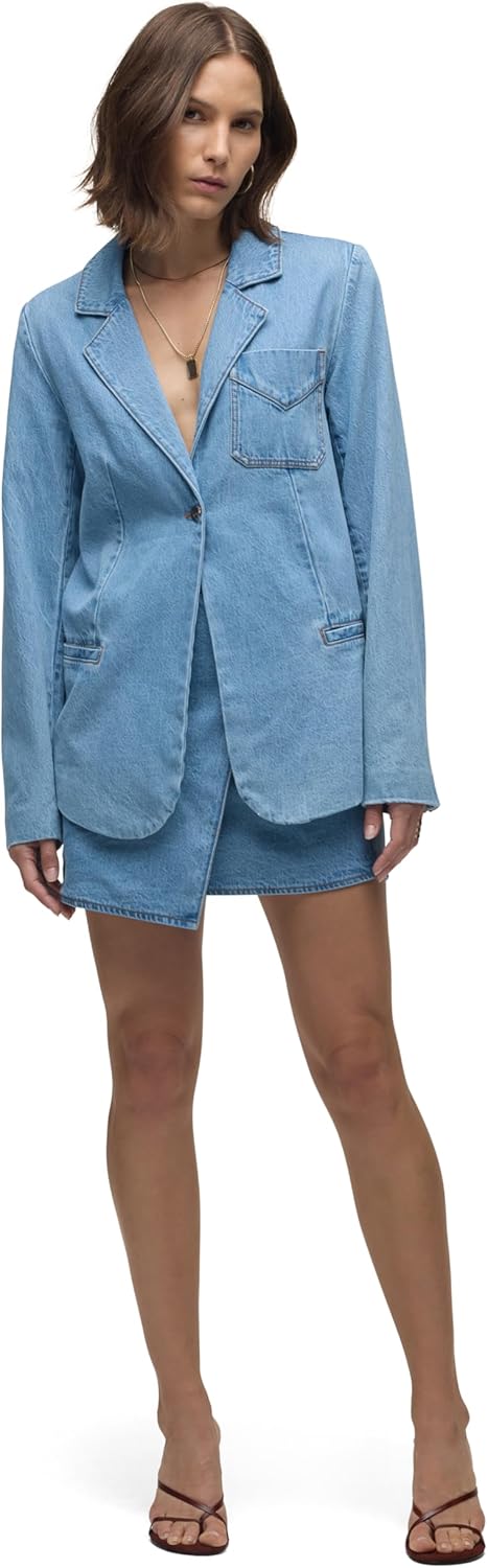 HUDSON Women's Stylized Boyfriend Blazer