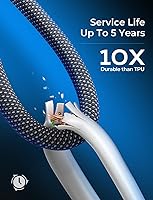 Vista 48 de LISEN Cable USB C, paquete de 5 [3.3/3.3/6.6/6.6/10 pies] USBC a USBC cable de carga para iPhone 16e 15 Pro Max, cable de 60 W (3.1 A) C a C