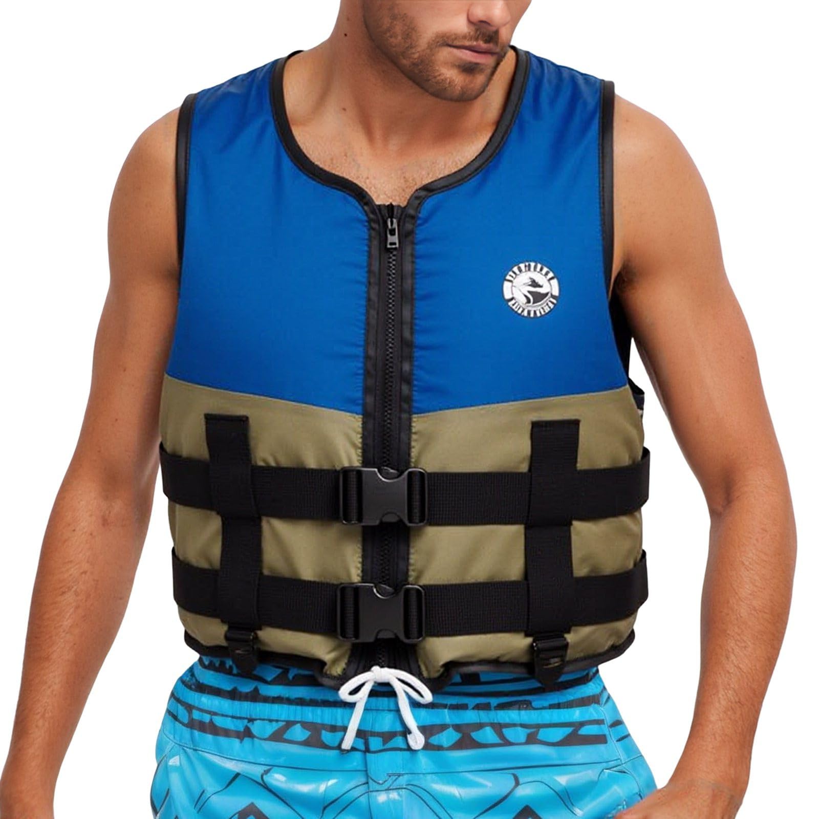 Genérico Chaleco de Ayuda a la Flotabilidad, Flotador Ajuste Fácil Cinturón Ajustable, para Navegación de Vela Ligera y Otras Actividades Acuáticas, Unisex