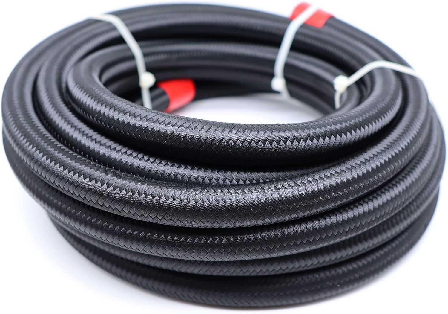 AN 8 8AN 7/16" 11mm Black Nylon PTFE Teflon Ethanol E85 Fuel Oil Hose Line 10ft NLPTFEAN8-010