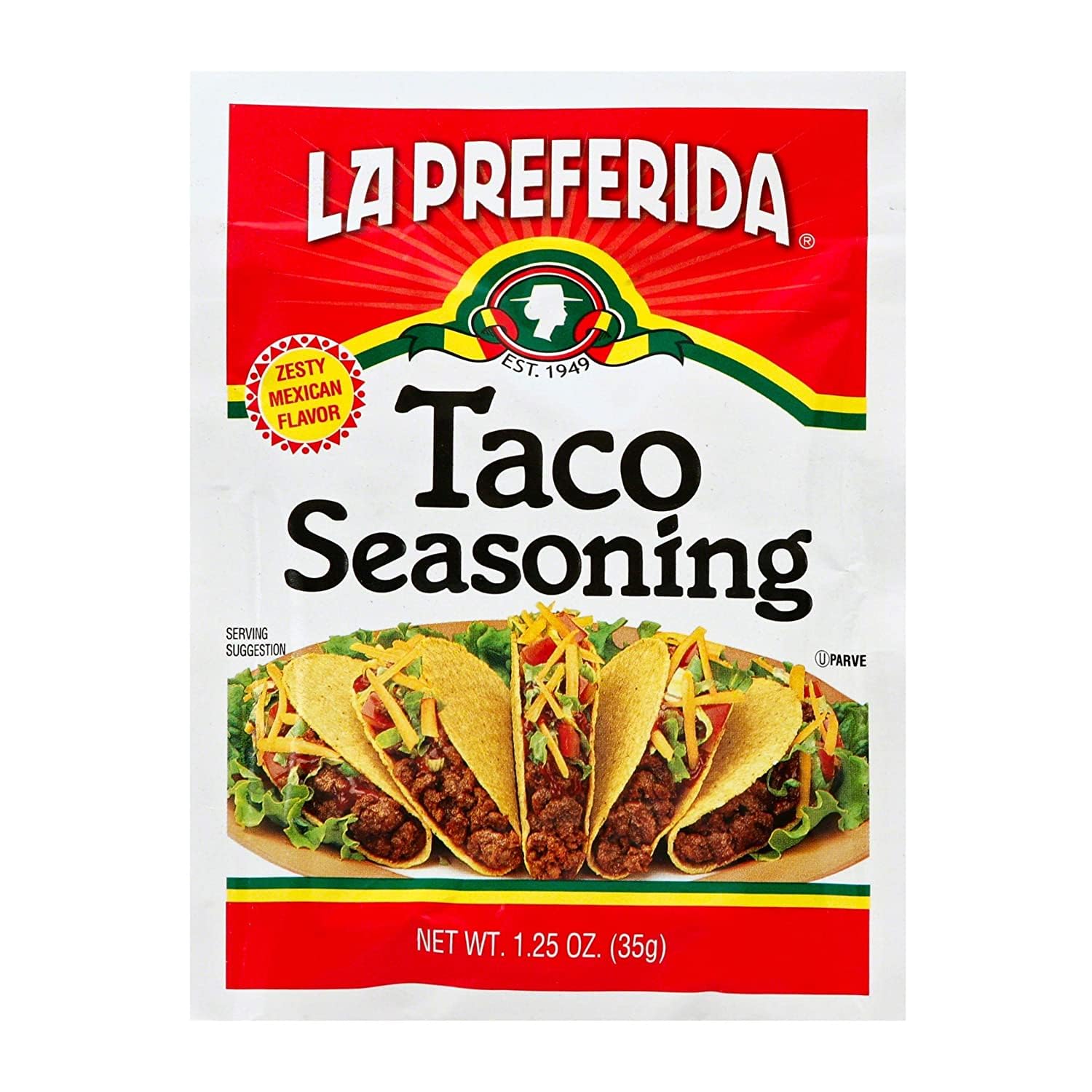 La Preferida Authentic Taco Night Kit – 8-Piece Mexican Pantry Starter Set with Refried Beans, Spanish Rice, Enchilada Sauce & Seasonings
