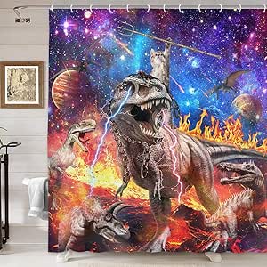 Laifzere Lustiger Katzen-Duschvorhang - Vintage Design Mit Aufschrift Für Badezimmer