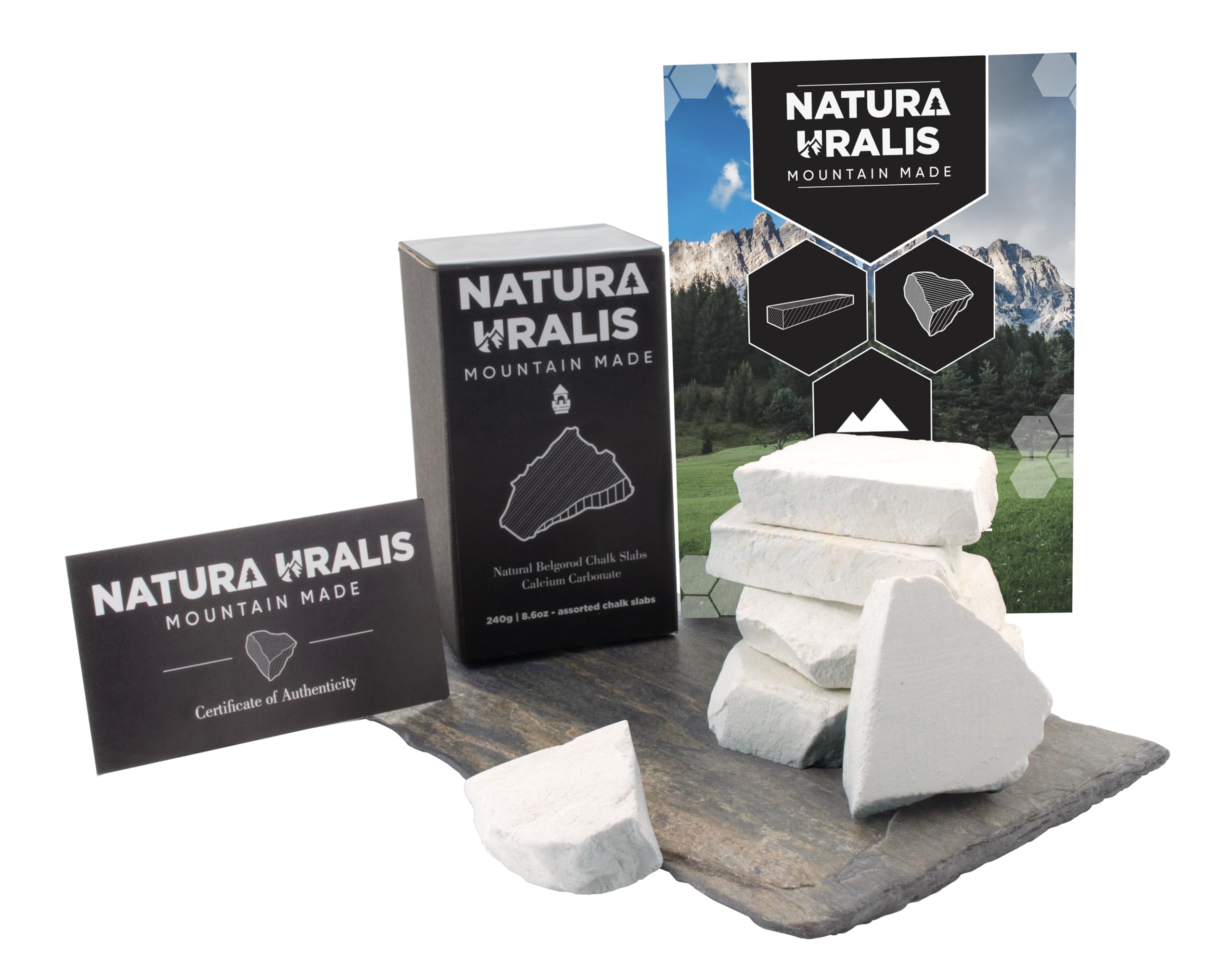 Natura Uralis Prime Belgorod Dalles de Craie 240g Craie Blanche