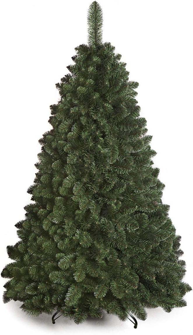 CHRISTMAS TREE New Boxed Traditional Forest Green Luxury TREE (Caucasian Fir, 180 cm)
