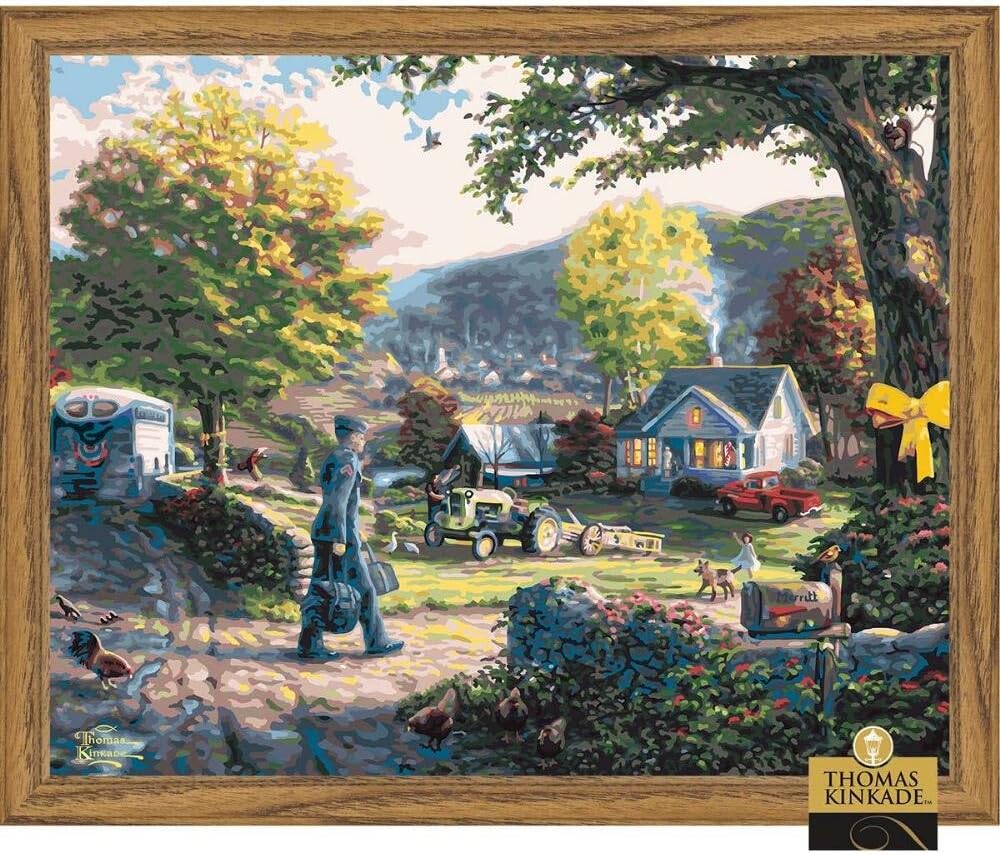 Plaid Homecoming Hero Paint-by-Number Kit