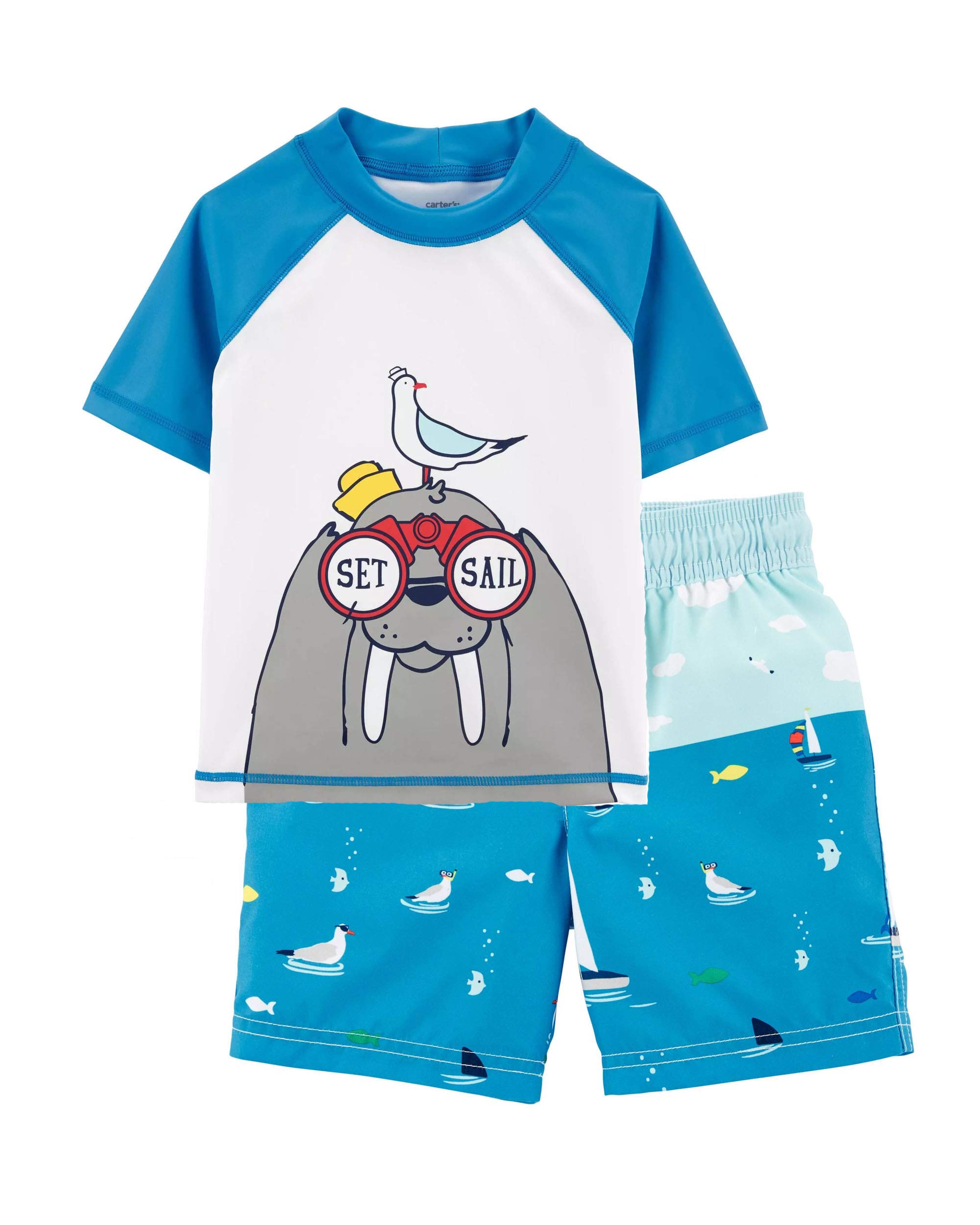 Carter's Niños Juego de Licra Set de Traje para Agua