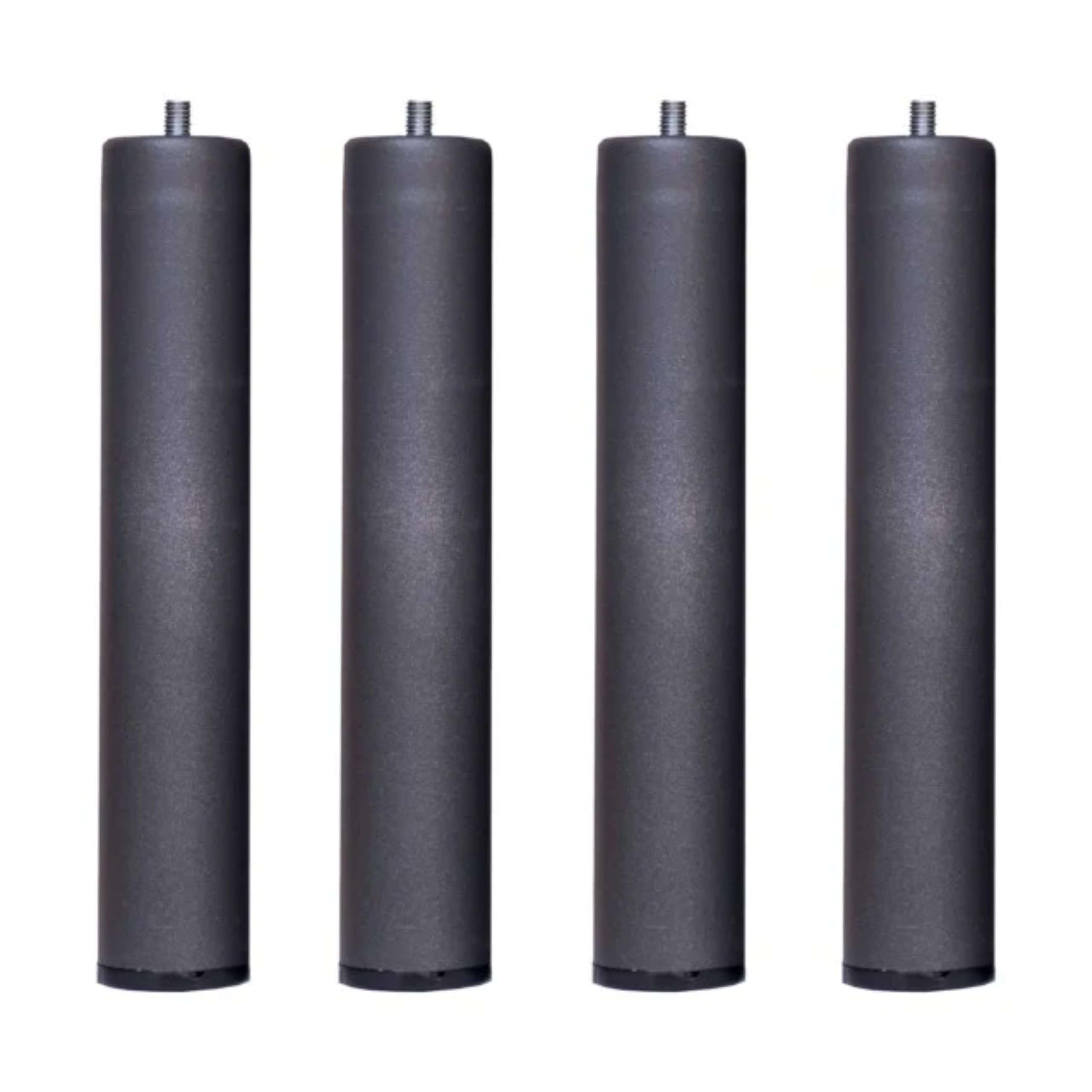 Miroytengo Somier 135x180 cm de Láminas Anchas de Chopo con Patas, Refuerzo Central Acero, Sistema Antirruido