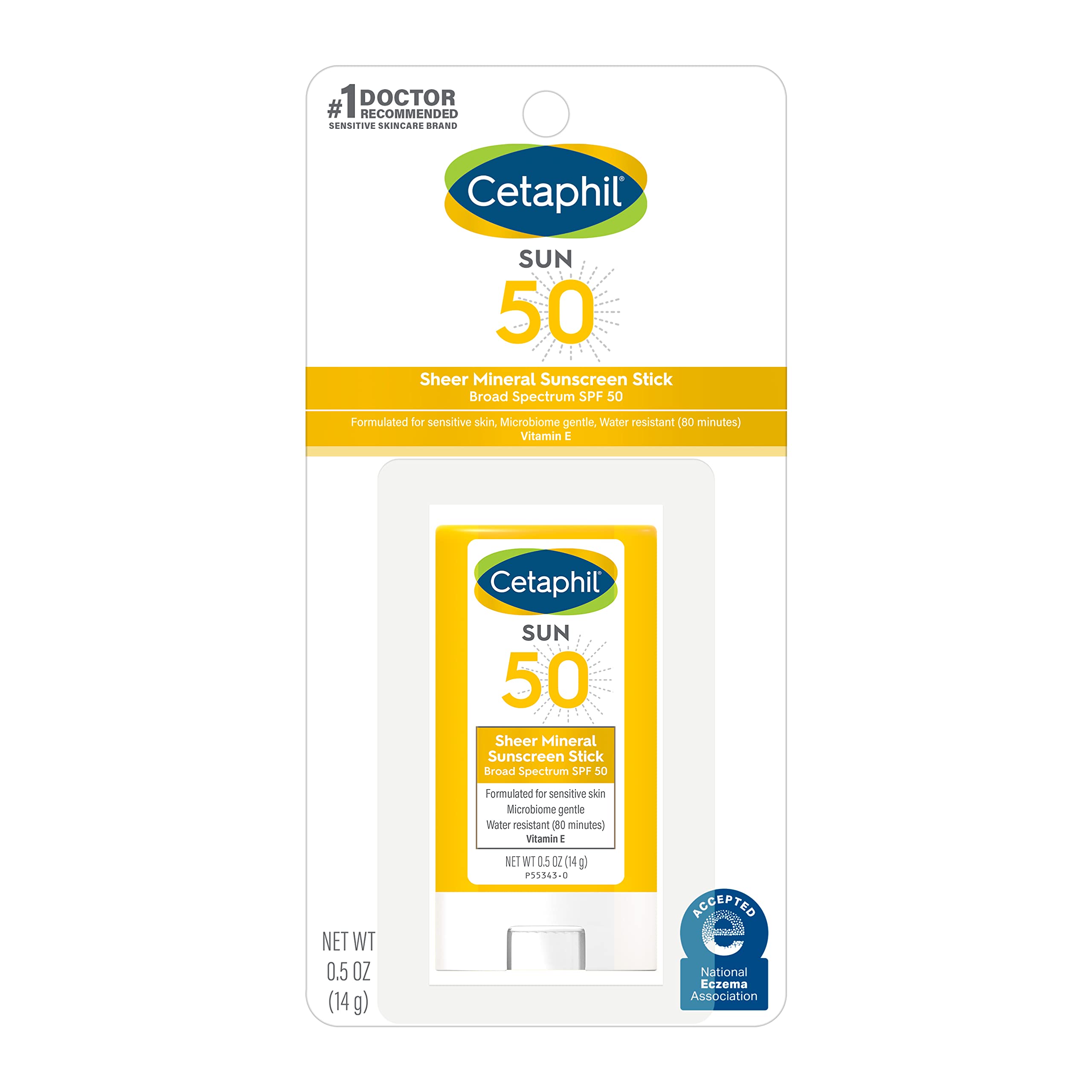 Buy CETAPHIL Sheer Mineral Sunscreen Stick for Face & Body,0.5oz ,100