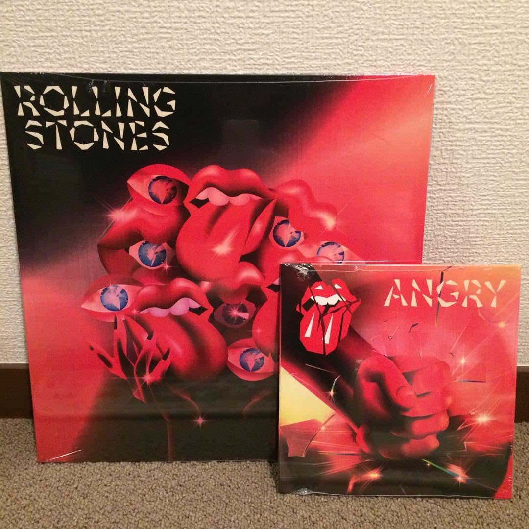 新品！ローリング・ストーンズ Hackney Diamonds LP青&7赤 ローリングストーンズ「Hackney Diamonds」別絵柄ブルー盤 Hackney