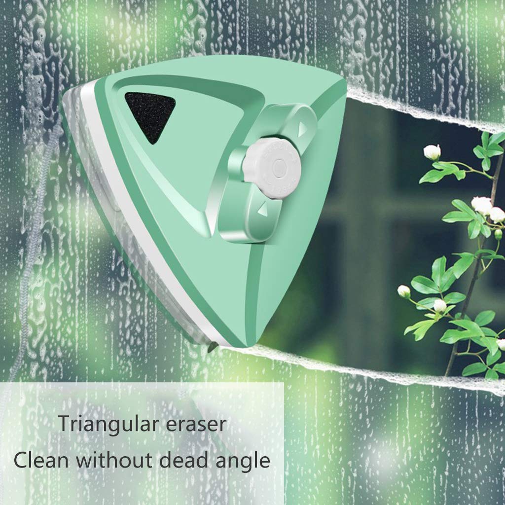 Limpiador de ventanas de vidrio magnético, utilizado para herramientas de limpieza de ventanas de doble cara de 5-30 mm, fuerza magnética ajustable, equipo de limpieza de vidrio de doble cara