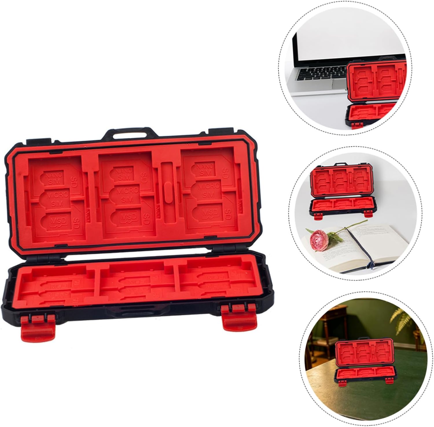 Protective Memory Card Case, Shock Proof ABS Storage Box