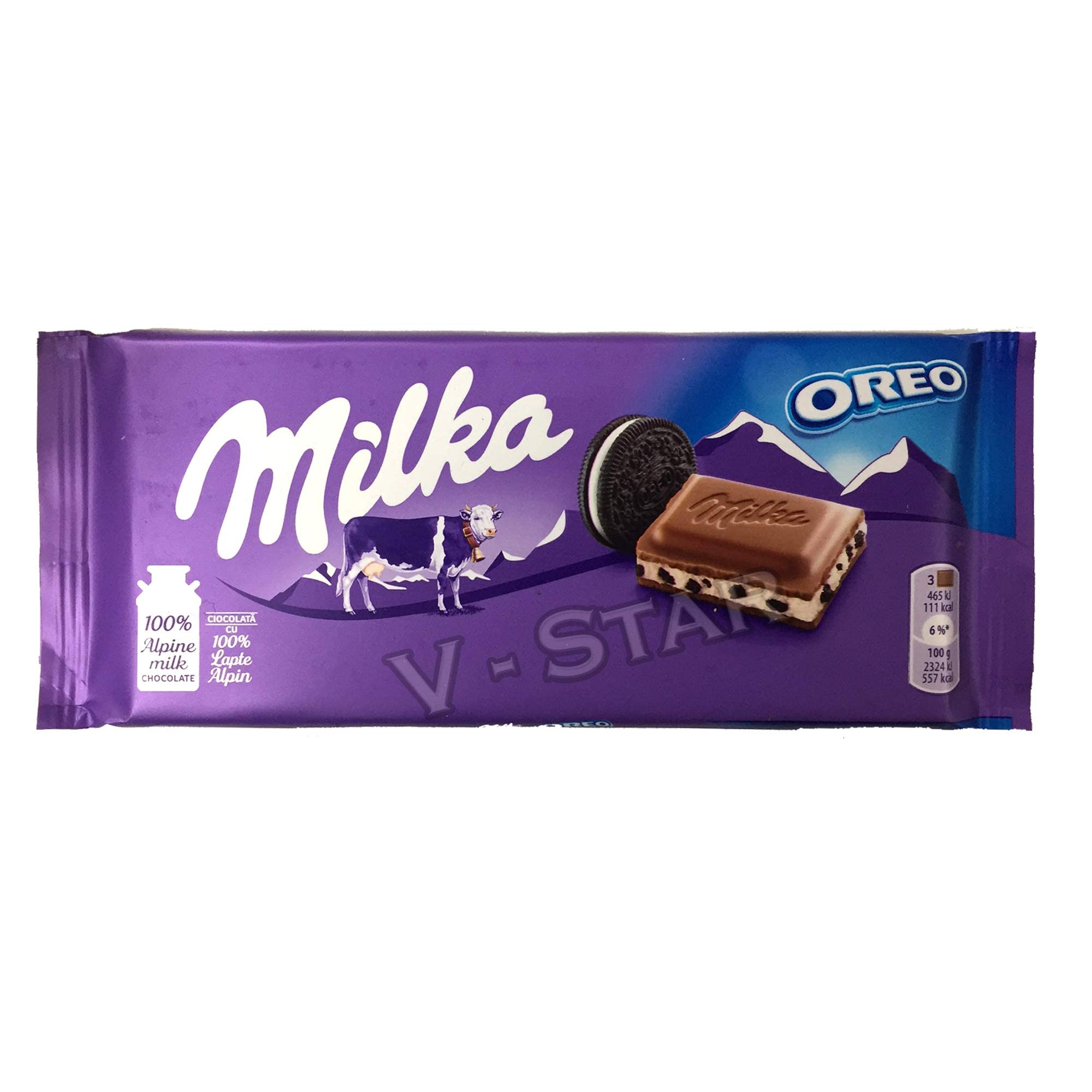 Buy x 2 MILKA Chocolate Bars Variety Flavours Collection (Oreo Chocolate with Biscuit 100g