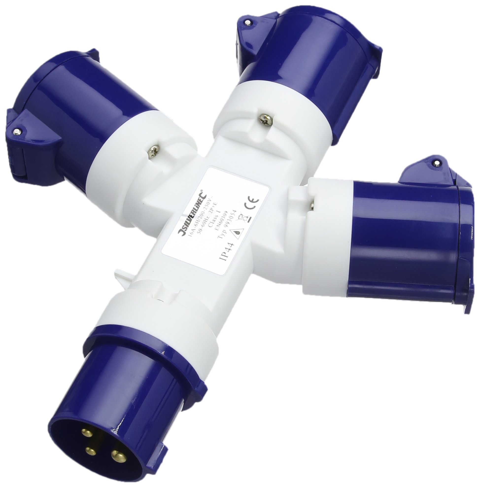 Powermaster 16A 3-Gang Splitter – 230V, 3 Pin Power Adapter for Electrical Devices (993054)