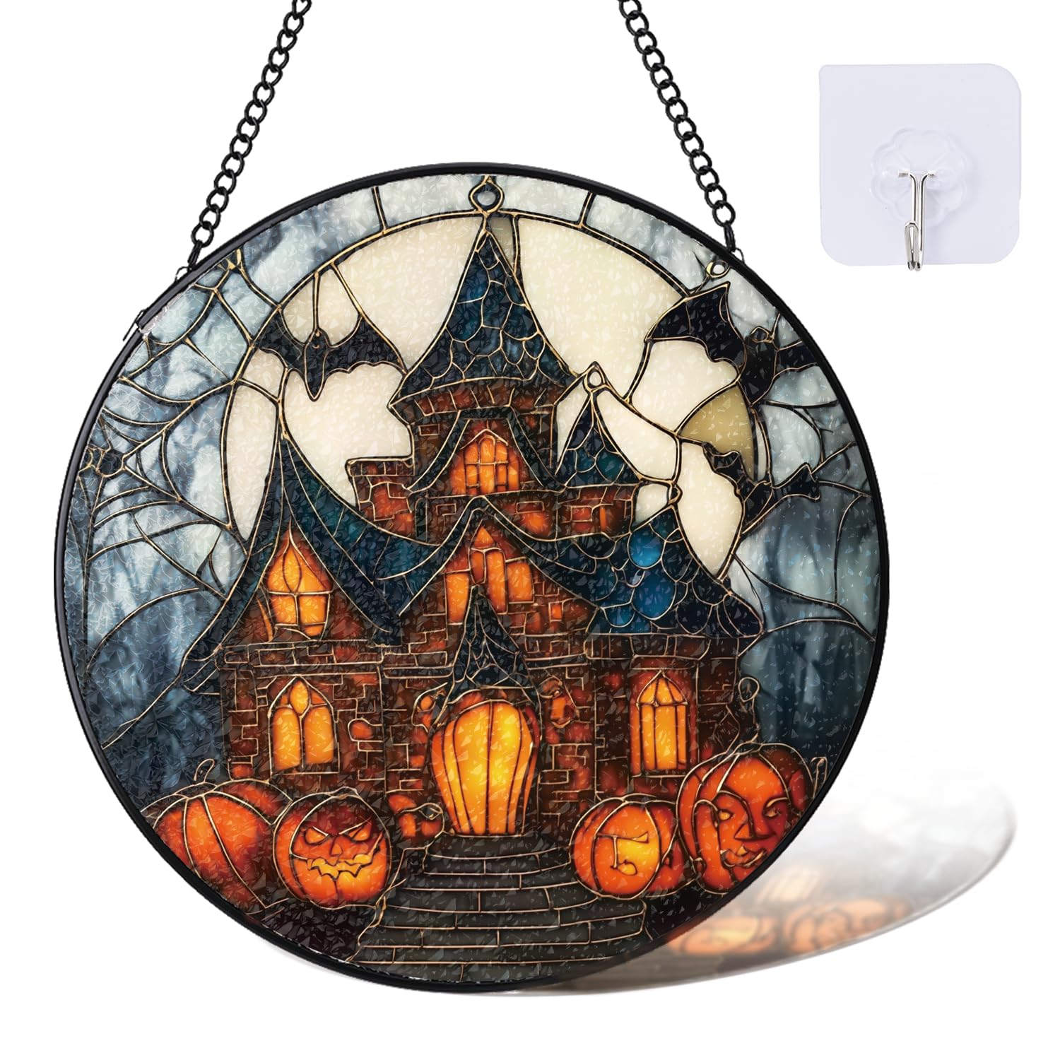 Attrape-soleil gothique de 19,8 cm pour rompre la monotonie des fenêtres avec style en automne