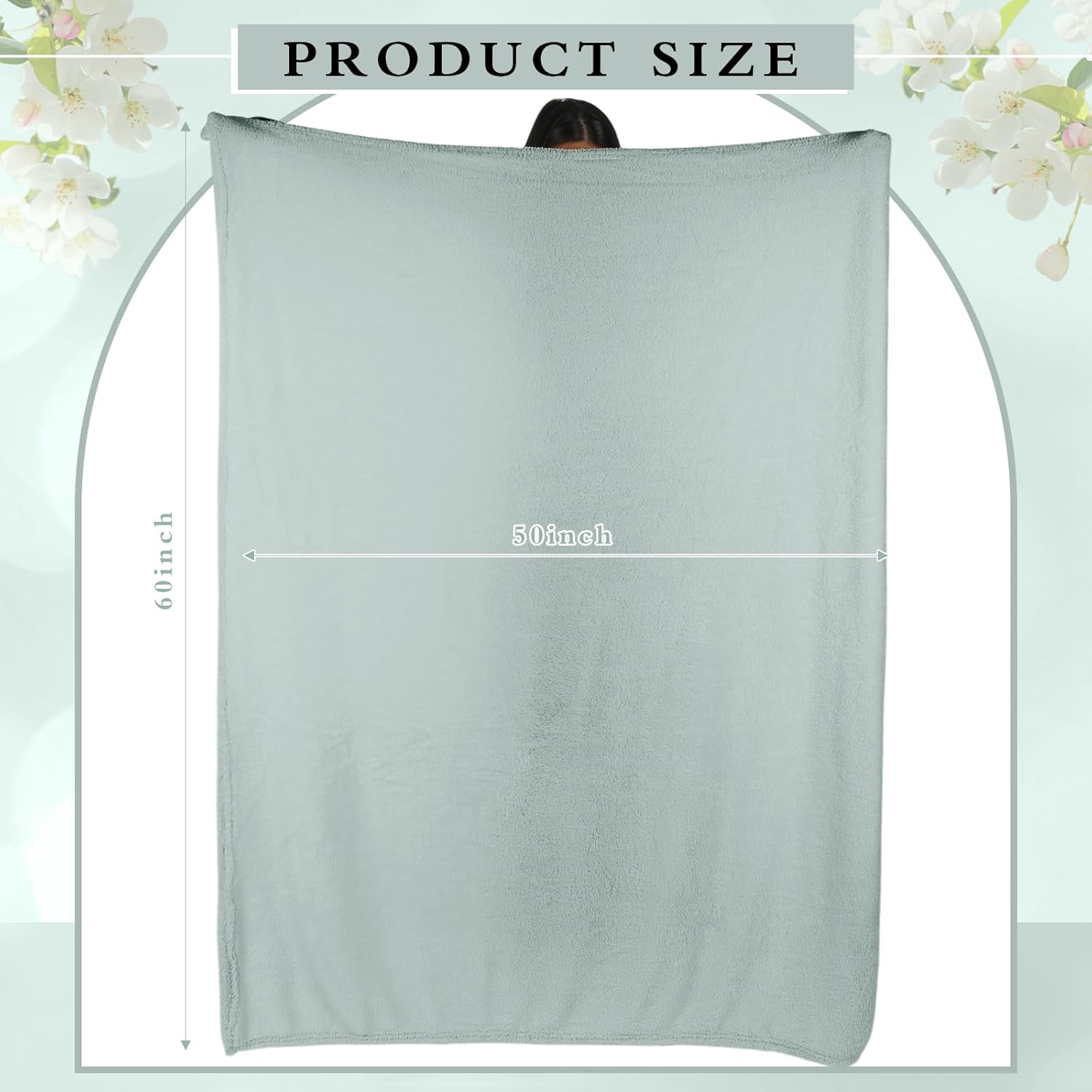 Tinideya 6 Pack Sherpa Fleece Throw Blankets Bulk 50"x 60" Soft Plush Wedding Throw Blankets for Couch Sofa Spa Sleepover Party Favor Supplies Travel Guest Room Home Decor (Lake Blue) - Image 2