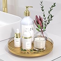 Vista 38 de Bandeja de baño de madera de roble de 12 pulgadas para mostrador, bandeja de tocador para perfume, loción, velas, maquillaje, joyería, fregadero