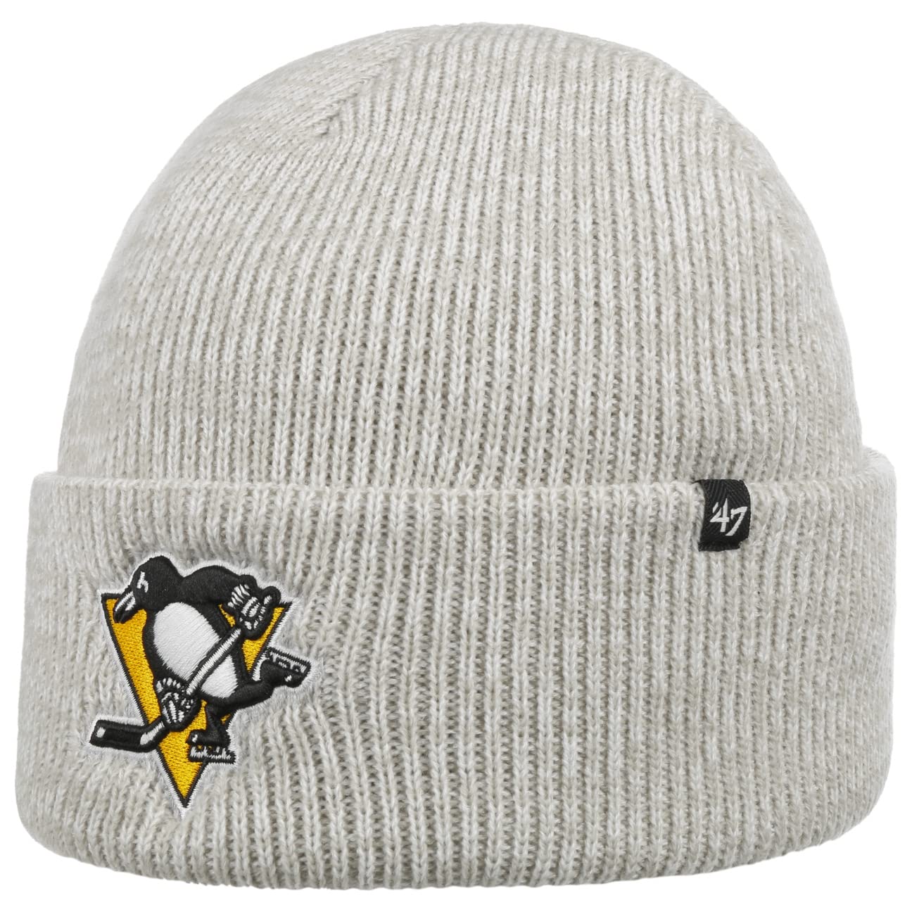 47 Brand Knit Beanie - Freeze Pittsburgh Penguins Grey