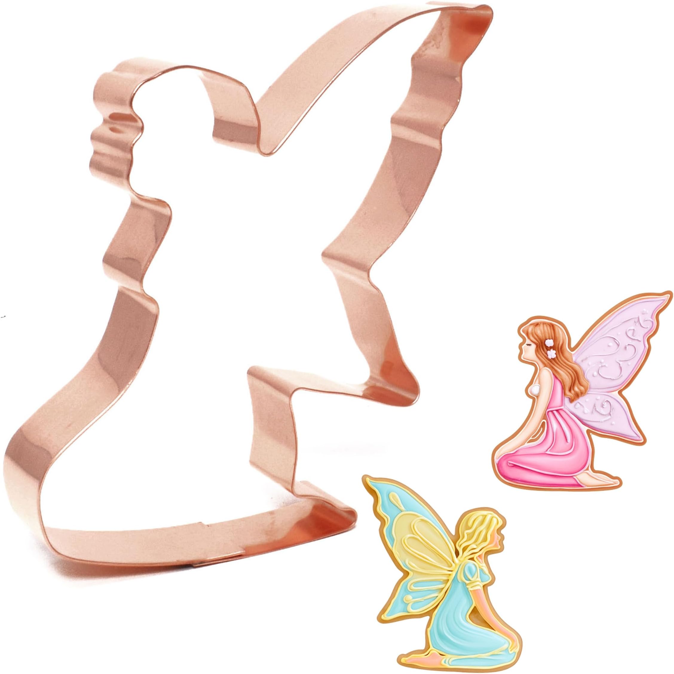 Garden Fairy Cookie Cutter 4.5 Inch Handcrafted in USA by The Fussy Pup
