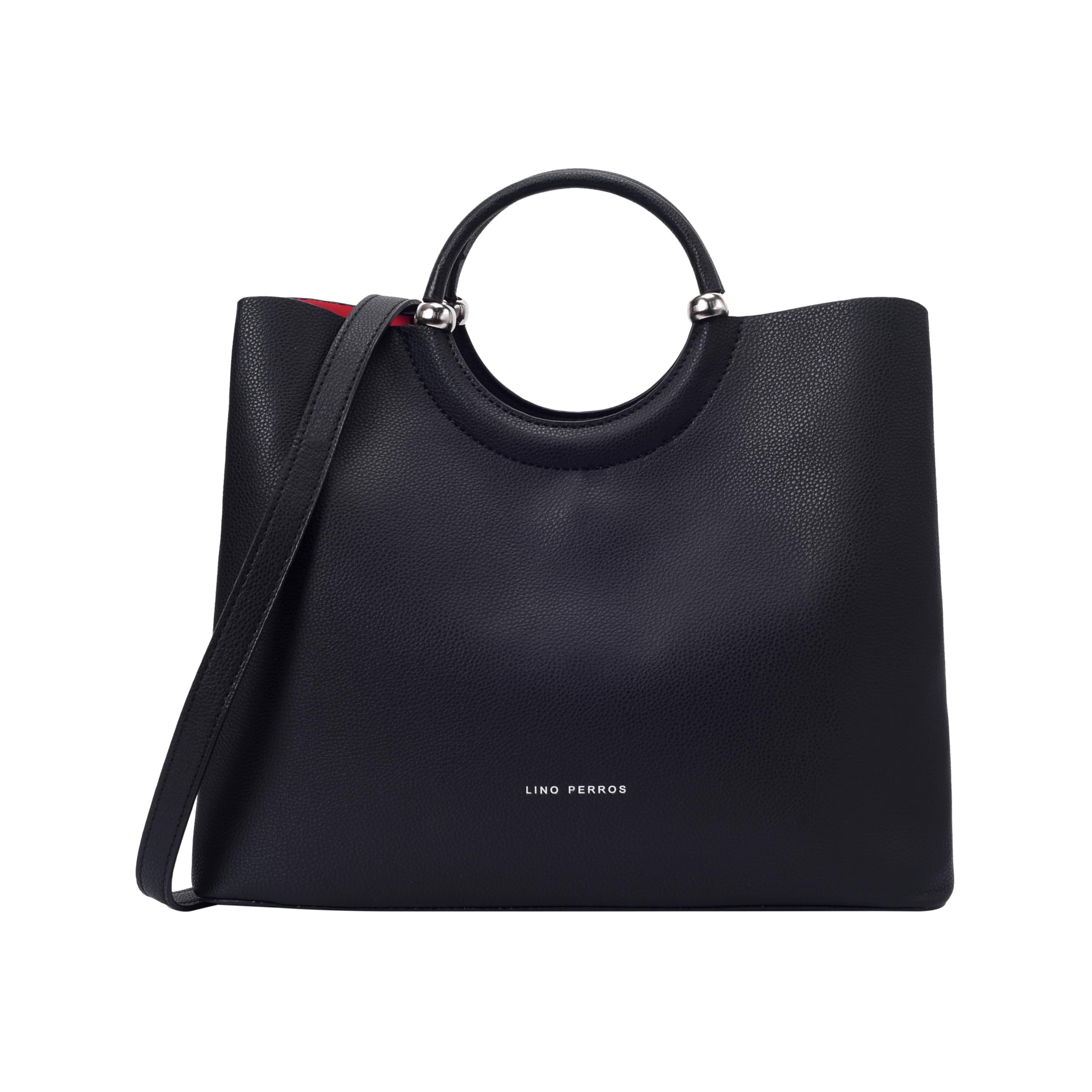 Lino Perros Womens Artificial Leather Satchel (Blue) (BLACK) (B08LZSRWBG) Amazon Price History, Amazon Price Tracker