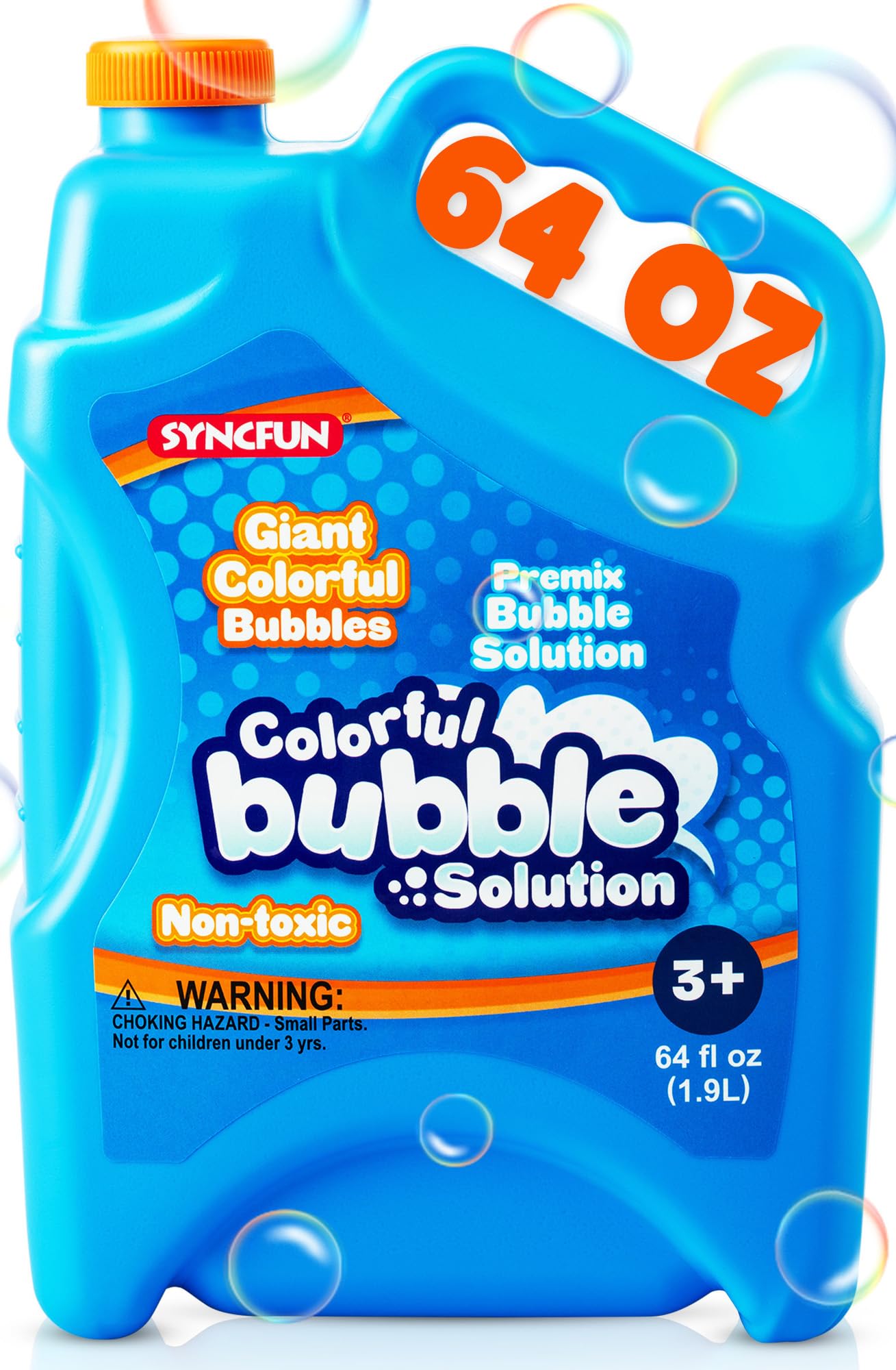 Amazon.com: SYNCFUN 64 oz Premixed Bubble Solution, 1.9L Giant Pre